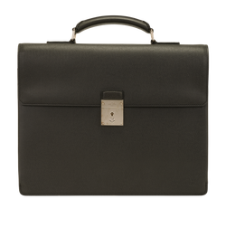 Briefcase, Taiga Leather, Black, RI1141, 3*
